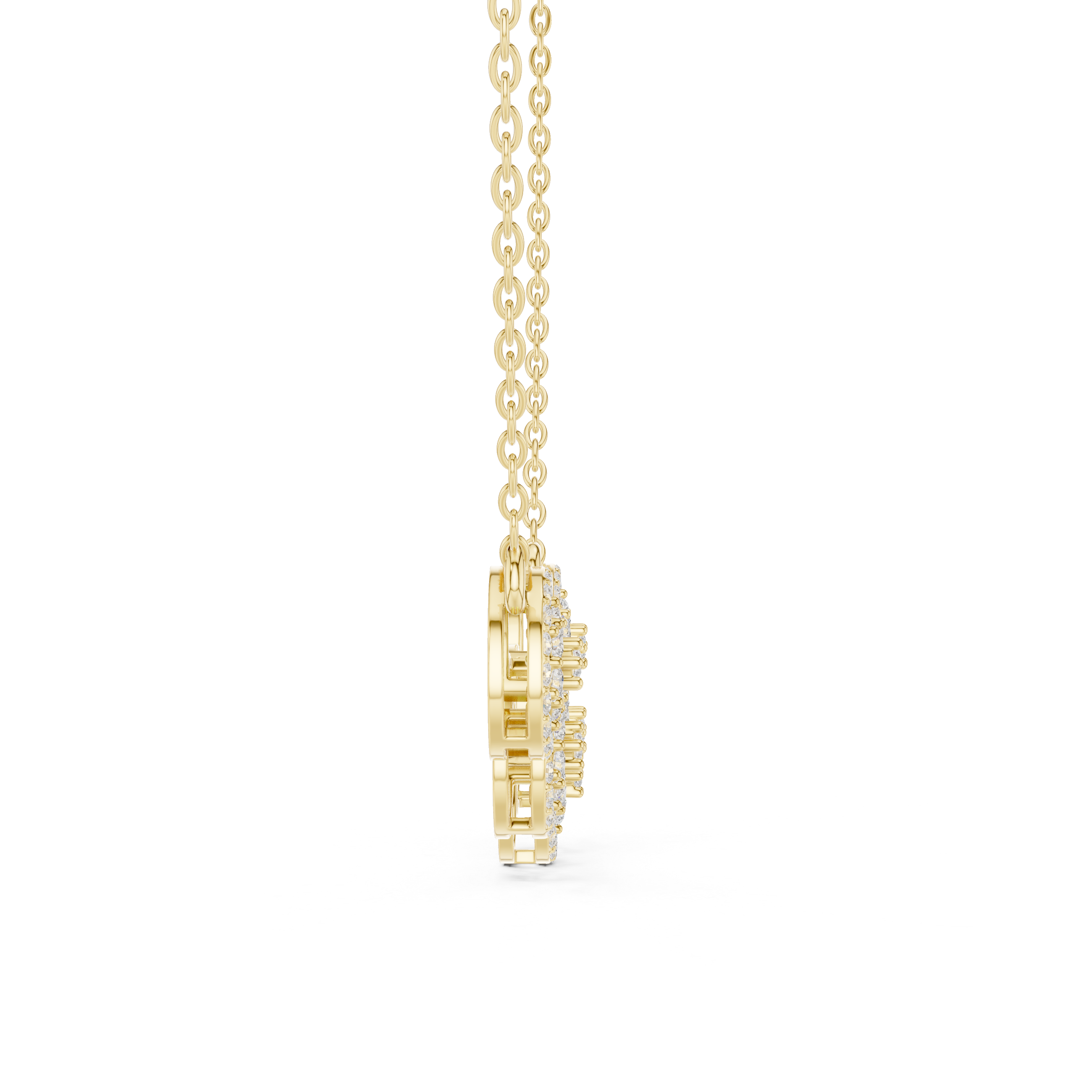 buy round diamond pendant
