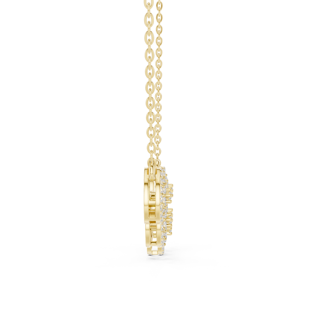buy round diamond pendant