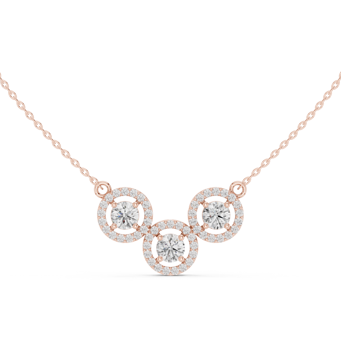 Buy sparkling round diamond halo pendant