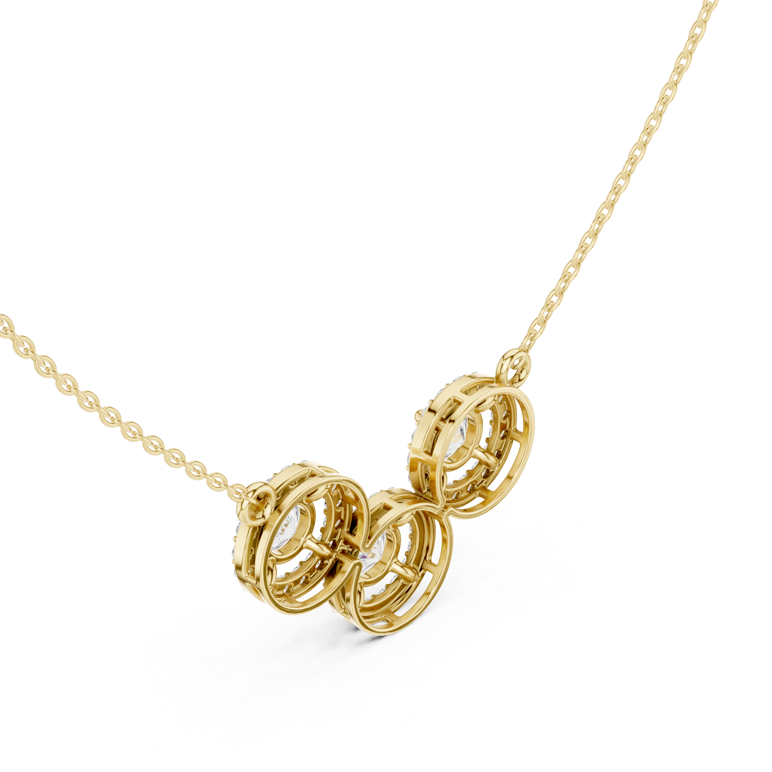 Shop halo design diamond pendant