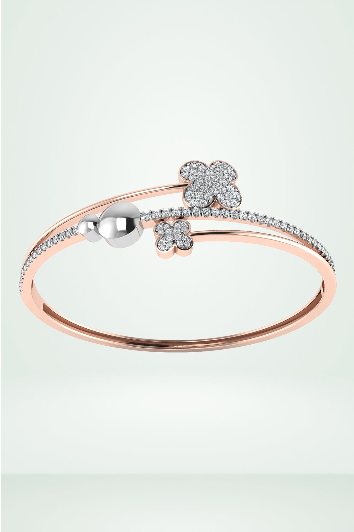 Floral Diamond Bracelet