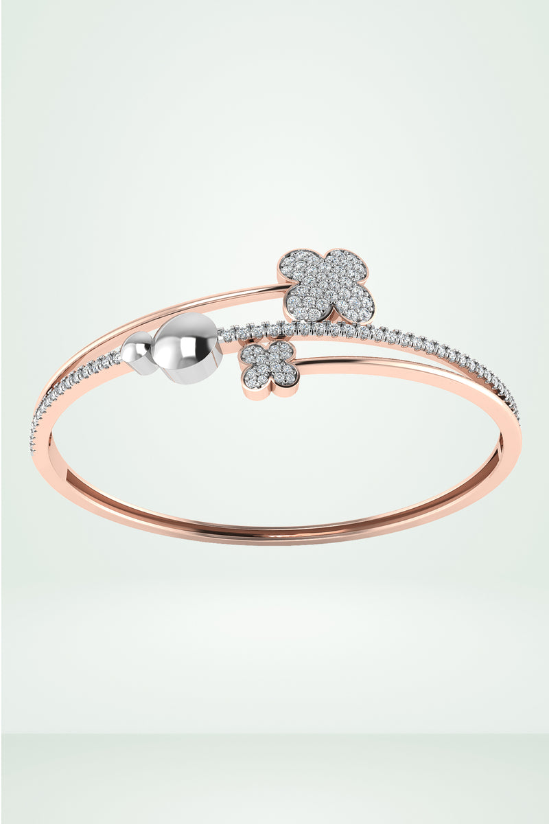 Floral Diamond Bracelet