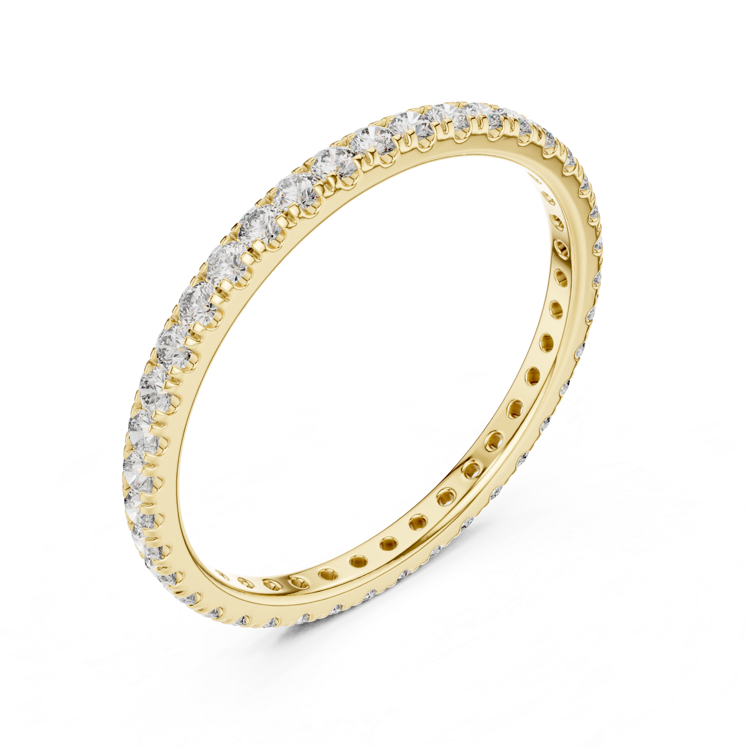 The "Forever Yours" Gold Diamond Eternity Ring