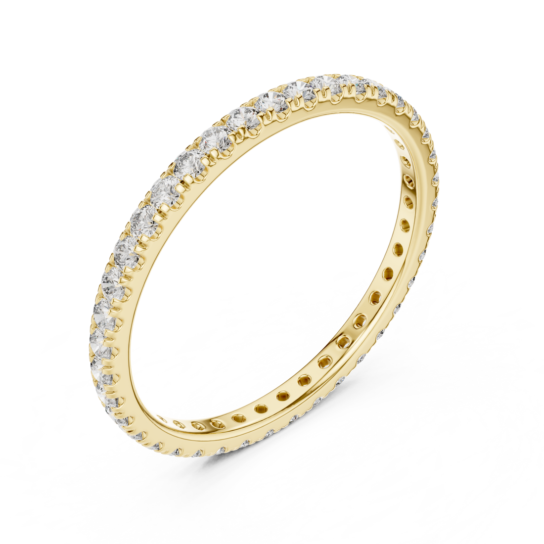 The "Forever Yours" Gold Diamond Eternity Ring