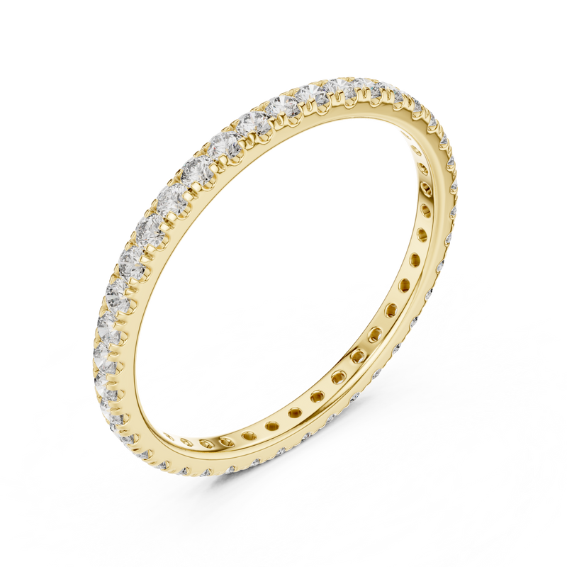 The "Forever Yours" Gold Diamond Eternity Ring