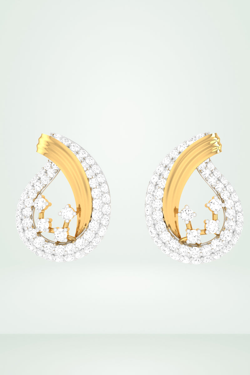 Swirl Drop Earring