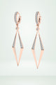 Diamond Cutout Rhombus Drop Earring