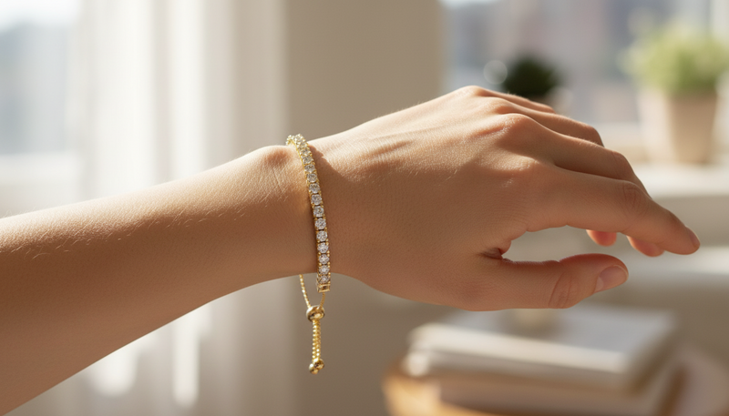 Classic Diamond Line Bracelet