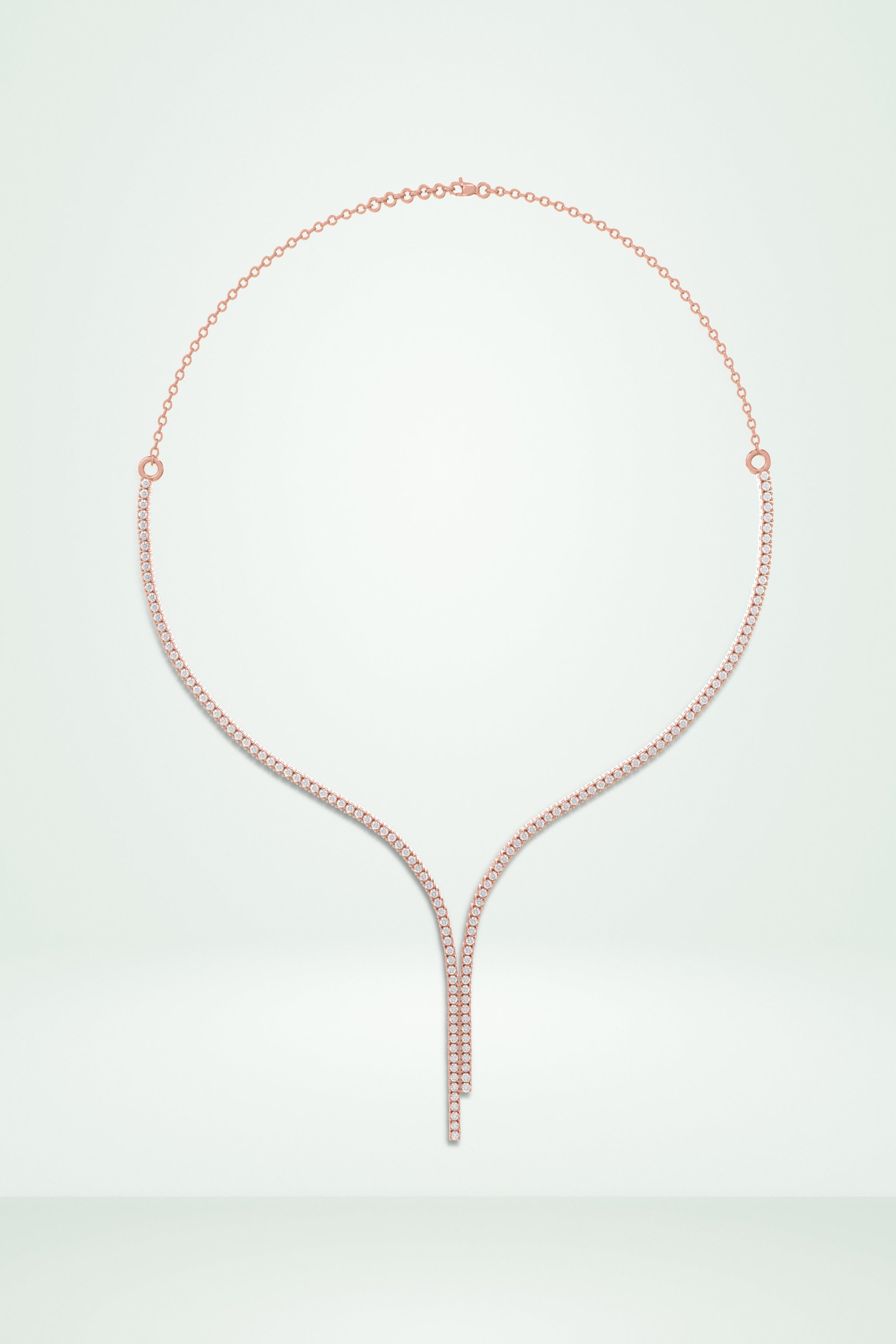 Lariat Drop Diamond Necklace