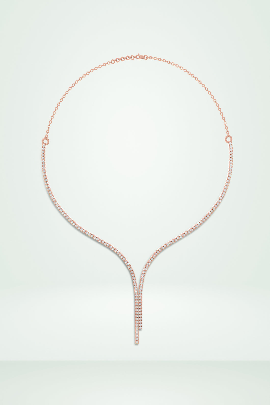 Lariat Drop Diamond Necklace