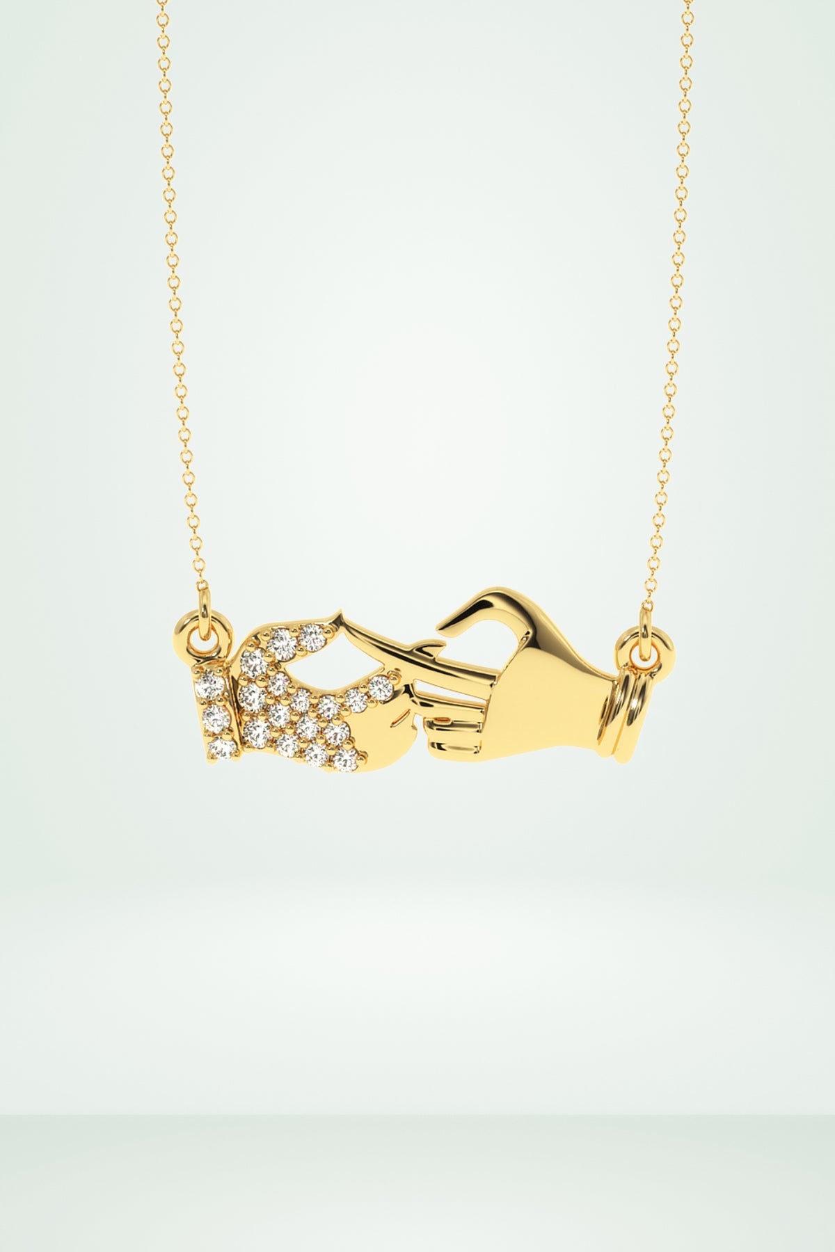 Unique Infinite Hand Pendant