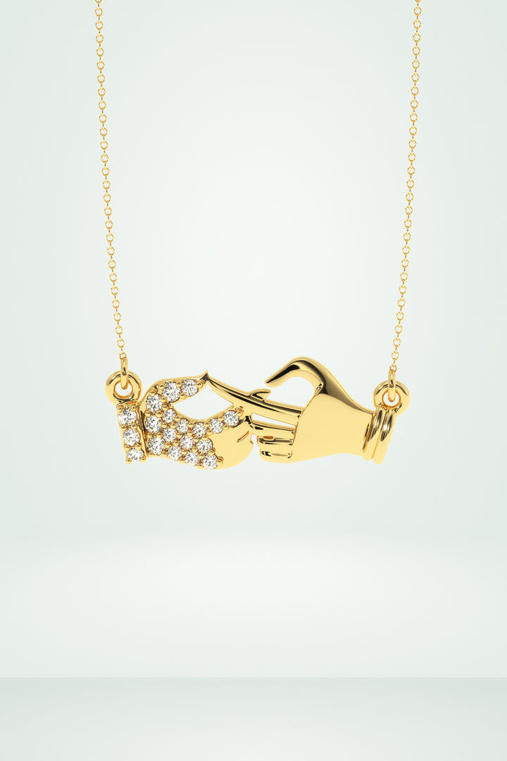 Unique Infinite Hand Pendant