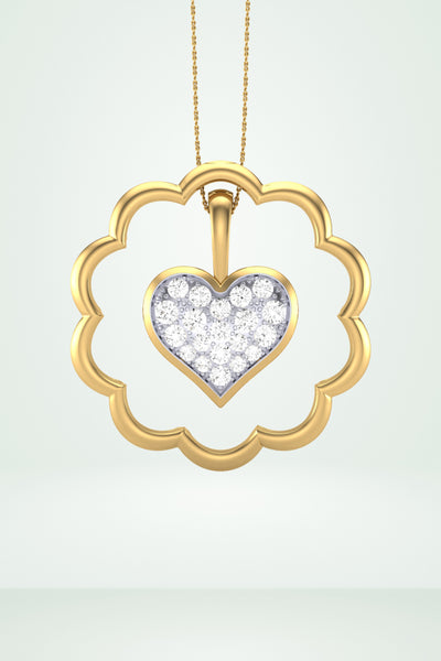 3 In 1 Heart Shape Pendant