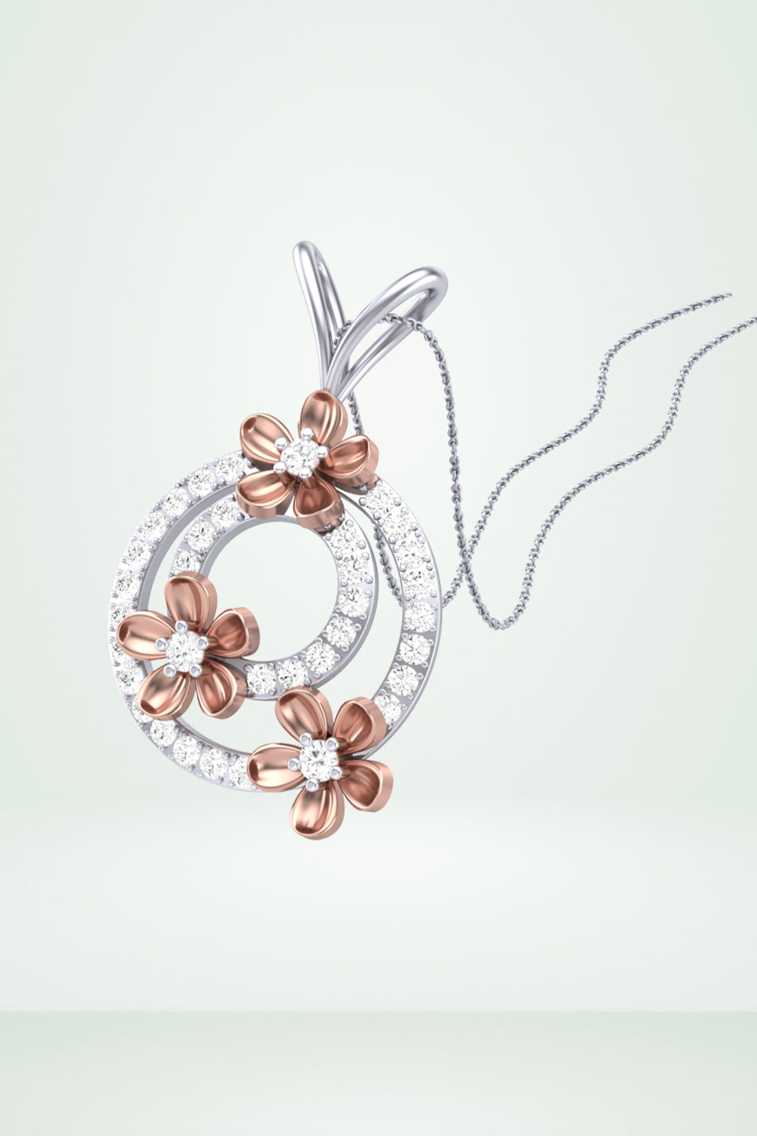 Floral Swirl Pendant