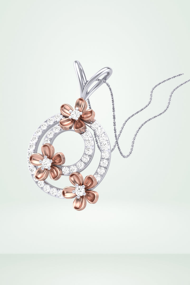 Floral Swirl Pendant