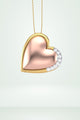 3 In 1 Solid Heart Shape Pendant
