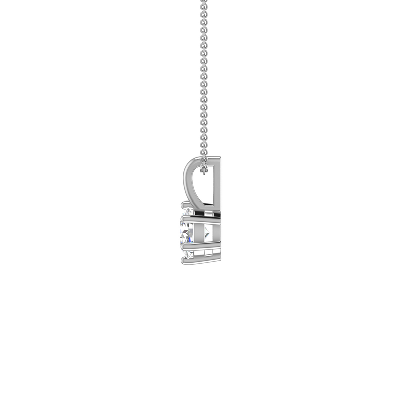 6 Prong 1ct. Round Solitaire Pendant