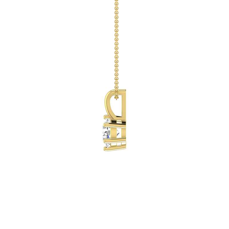 6 Prong 1ct. Round Solitaire Pendant