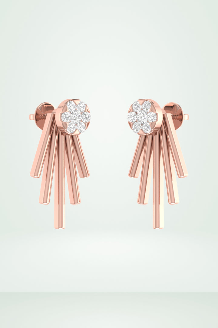 Riaagh Fringe Diamond Earring