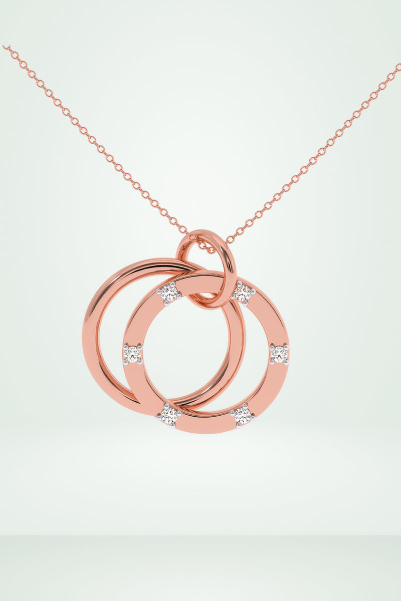 Dual Circle Simple Pendant