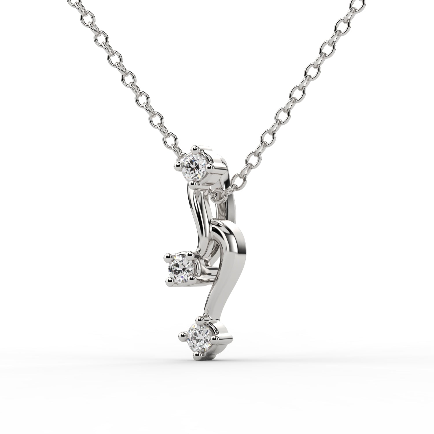 Riaagh triple diamond pendant
