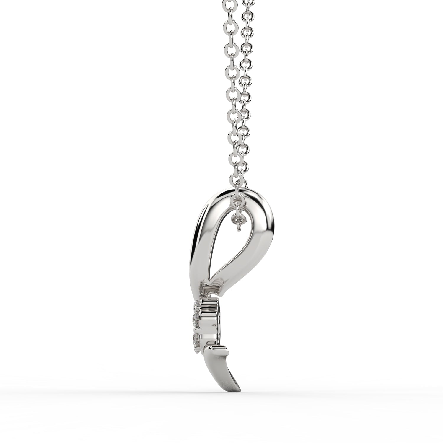 Cluster Flower Moissanite Diamond Pendant