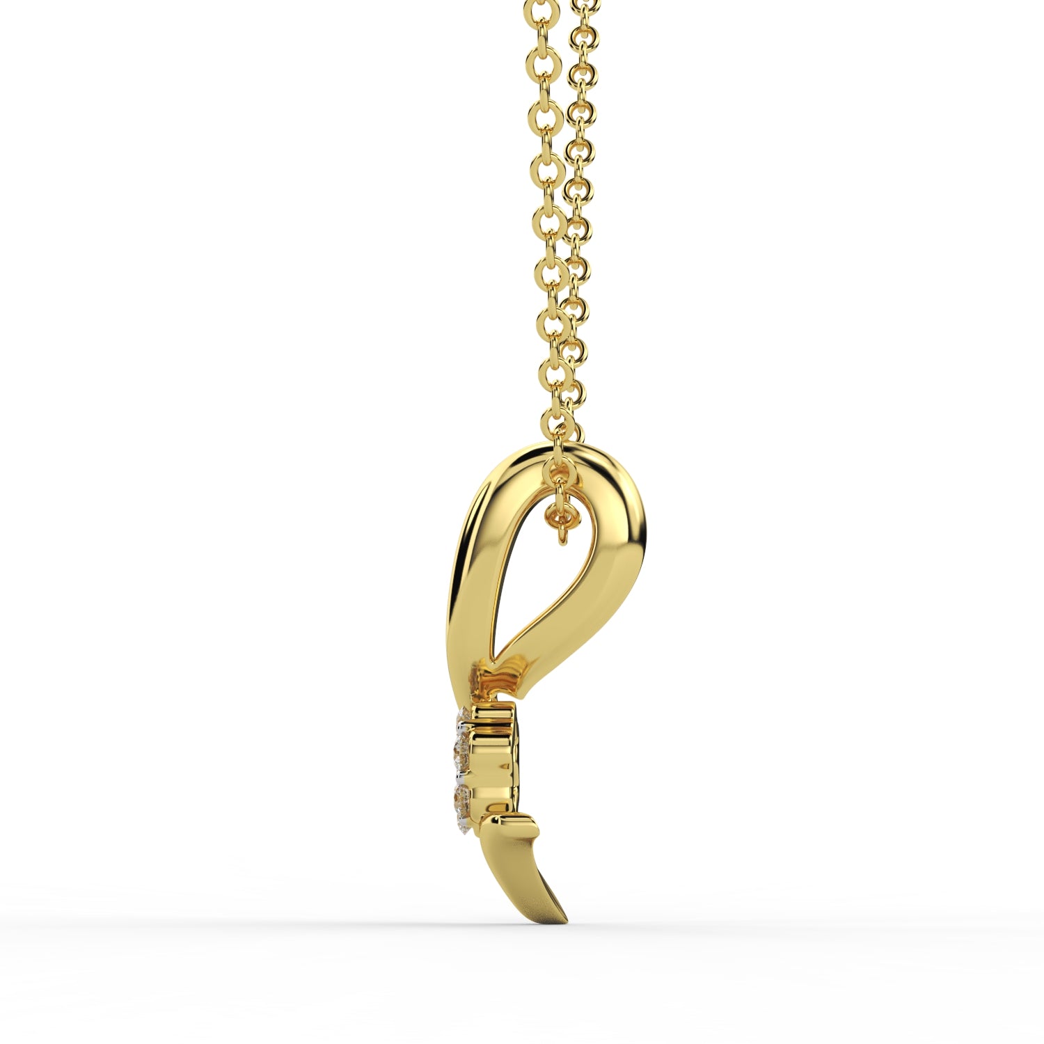 Cluster Flower Moissanite Diamond Pendant