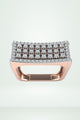 Cluster Diamond Square-Set Wide Ring