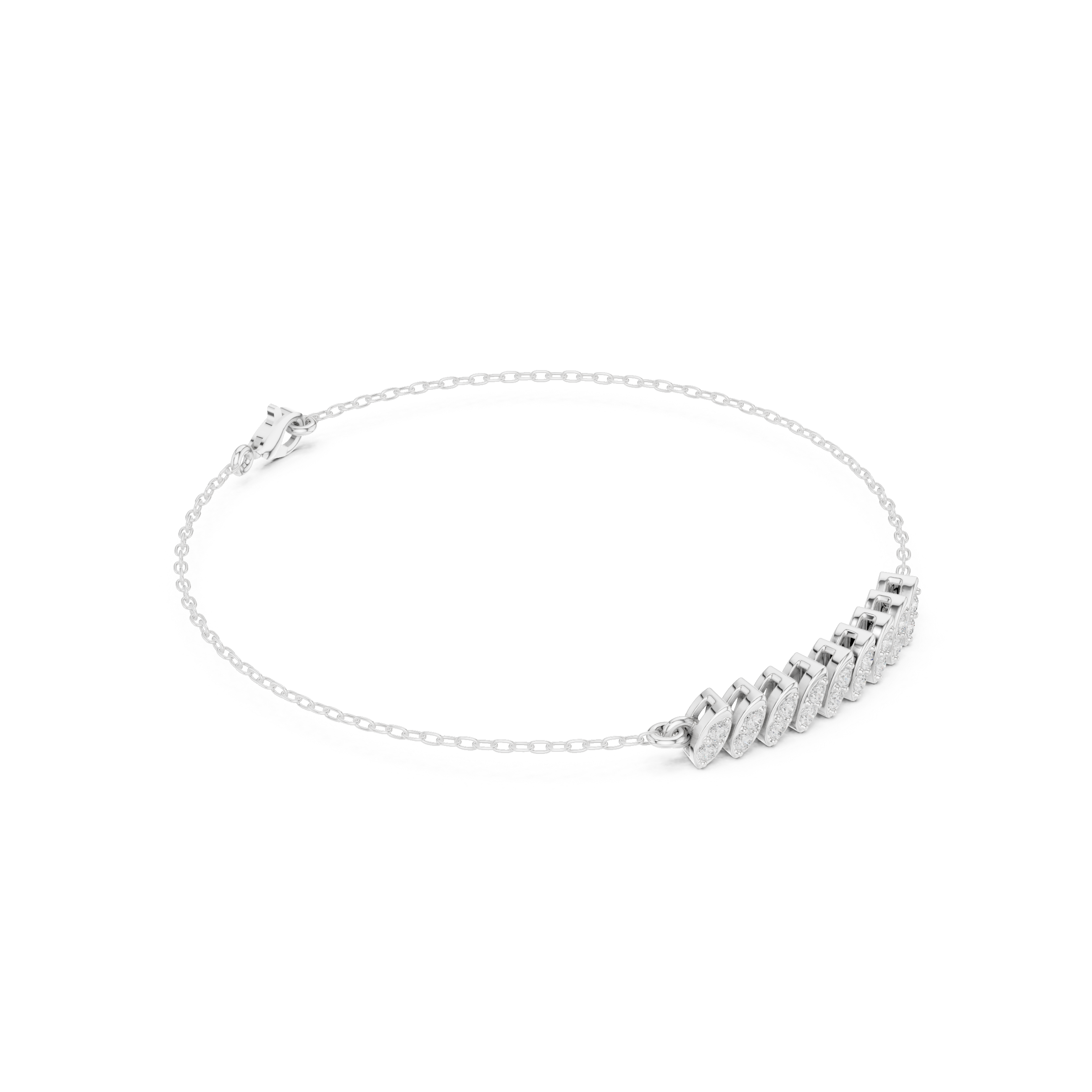 The Aurora Diamond Chain Bracelet