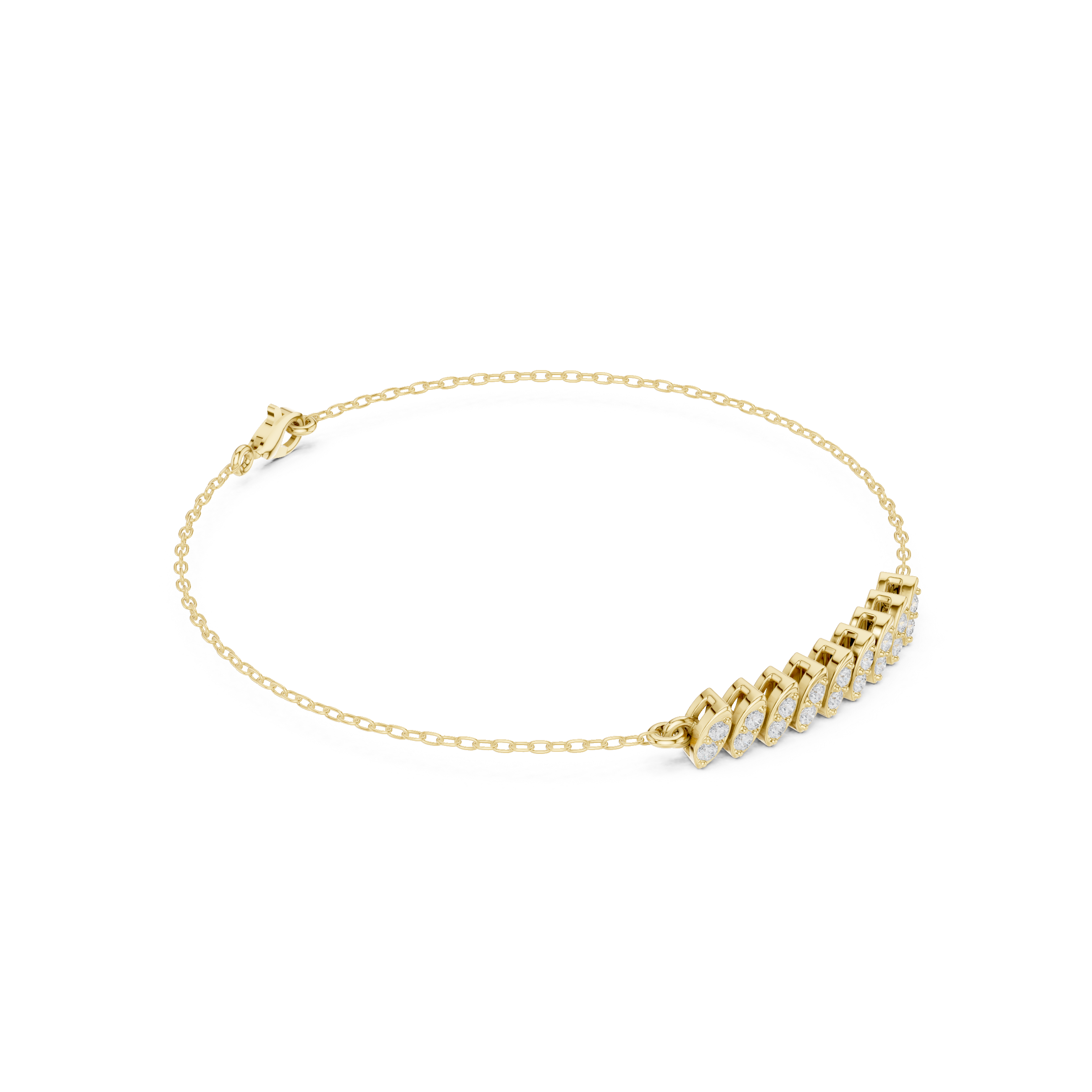 The Aurora Diamond Chain Bracelet