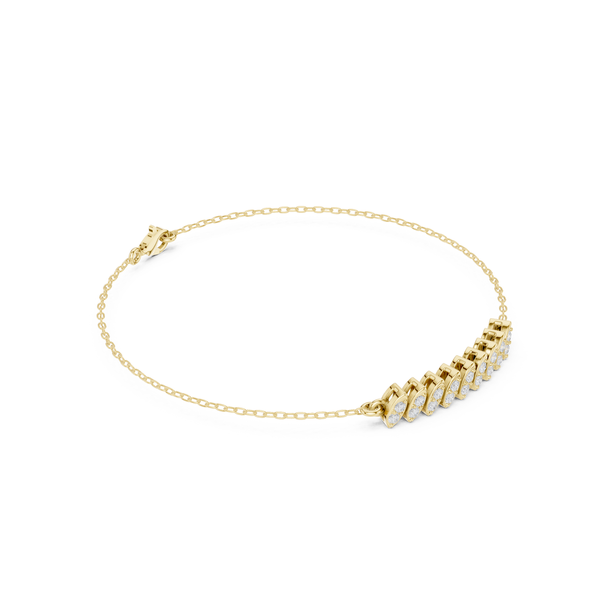 The Aurora Diamond Chain Bracelet