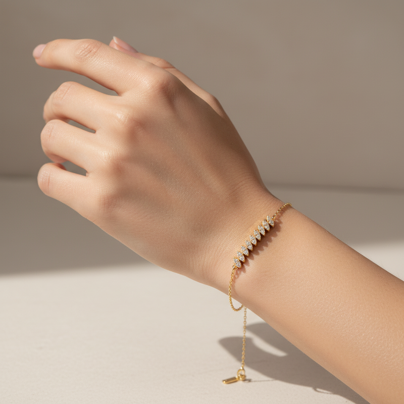 The Aurora Diamond Chain Bracelet