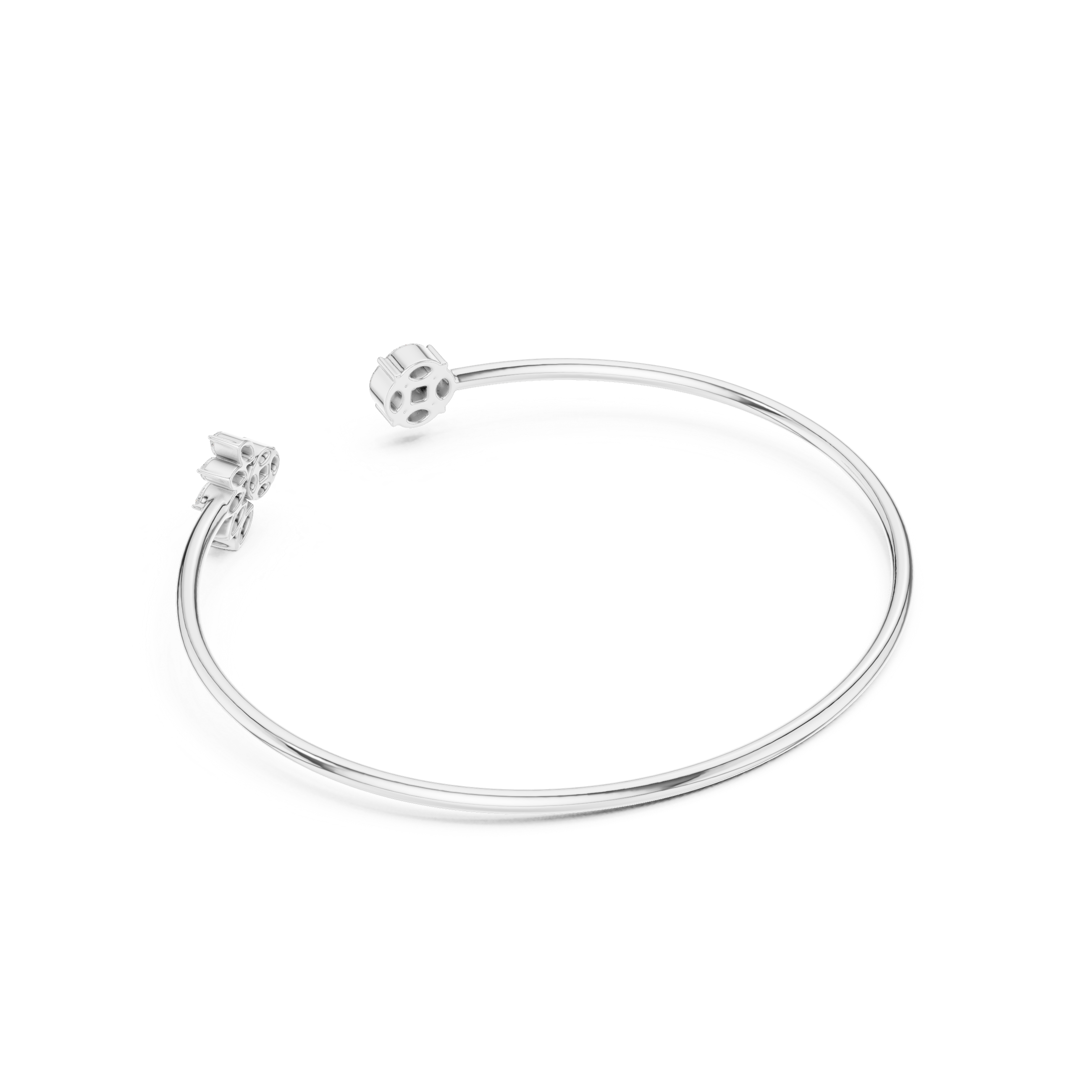 Two-Sided Sparkle Diamond Cuff