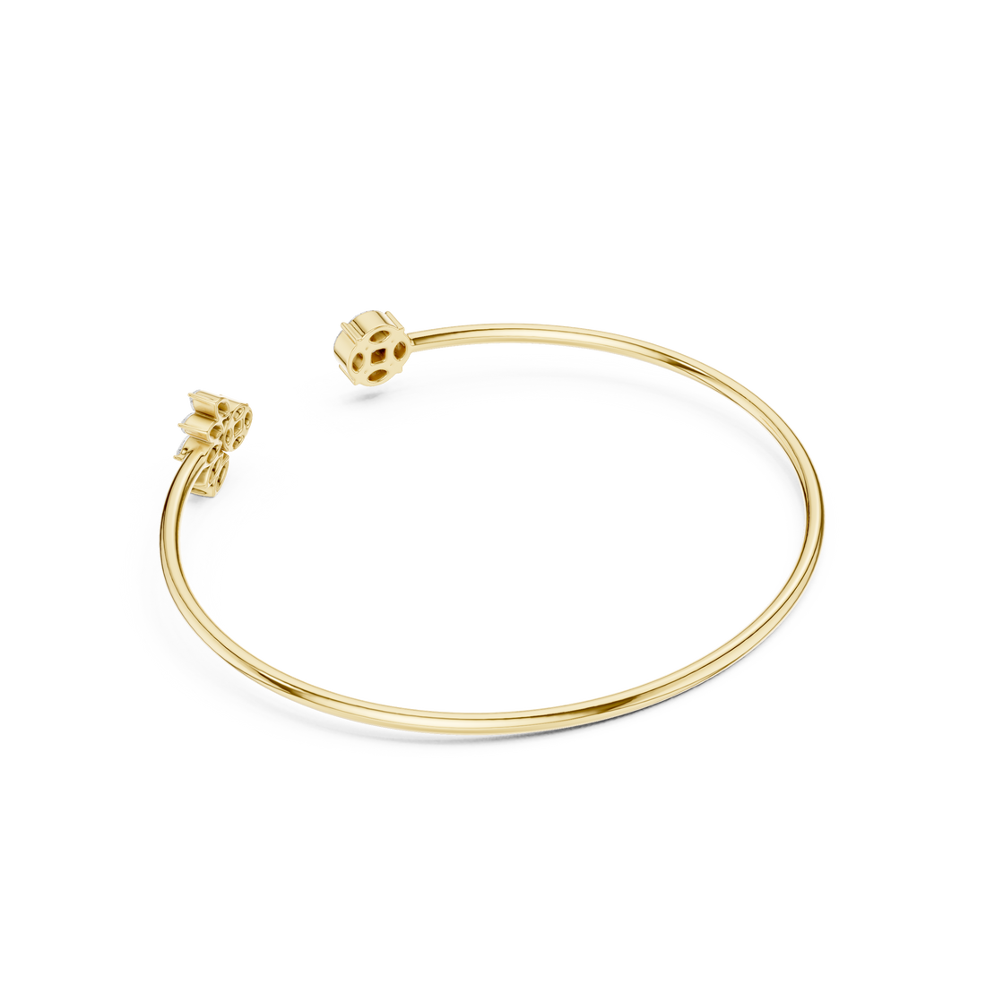 Two-Sided Sparkle Diamond Cuff