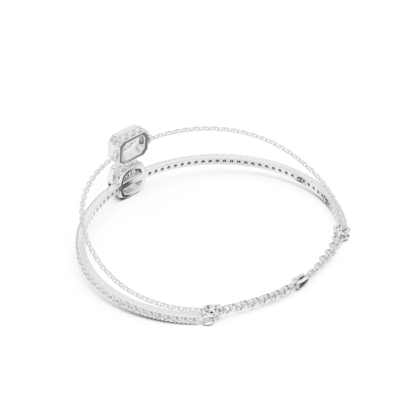 Layered Diamond Duo Bracelet Set