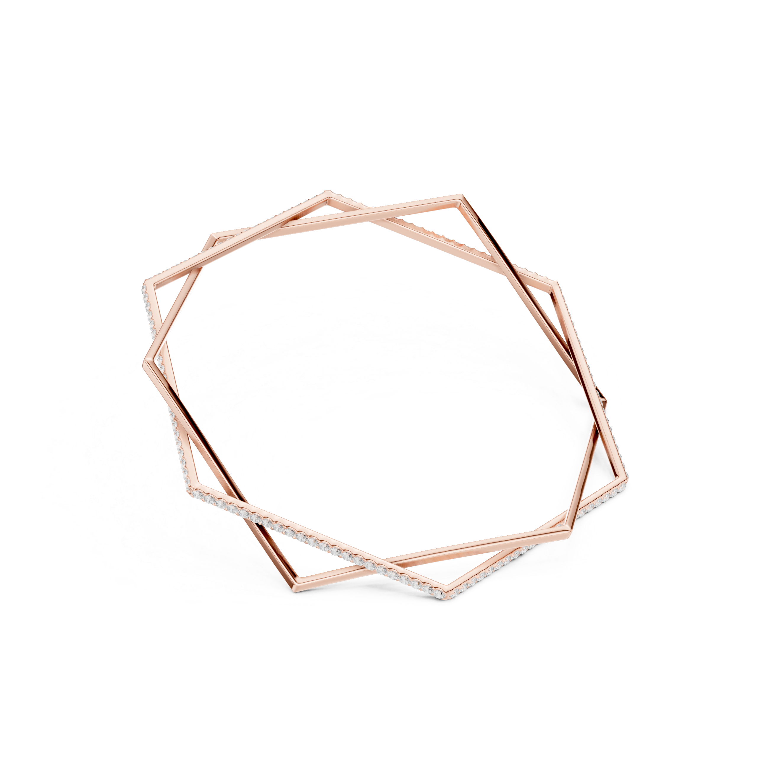 The X-Frame Diamond Bracelet