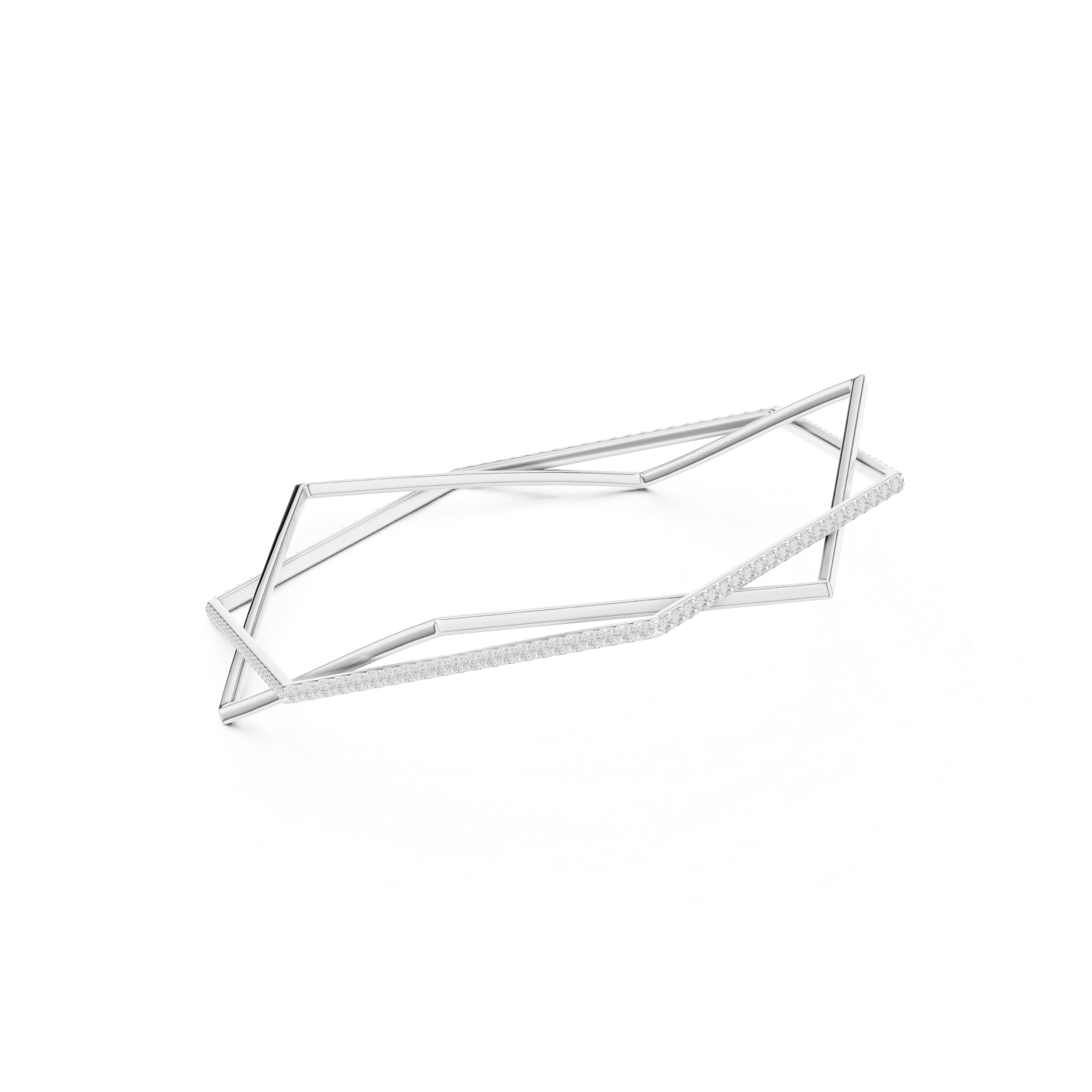 The X-Frame Diamond Bracelet