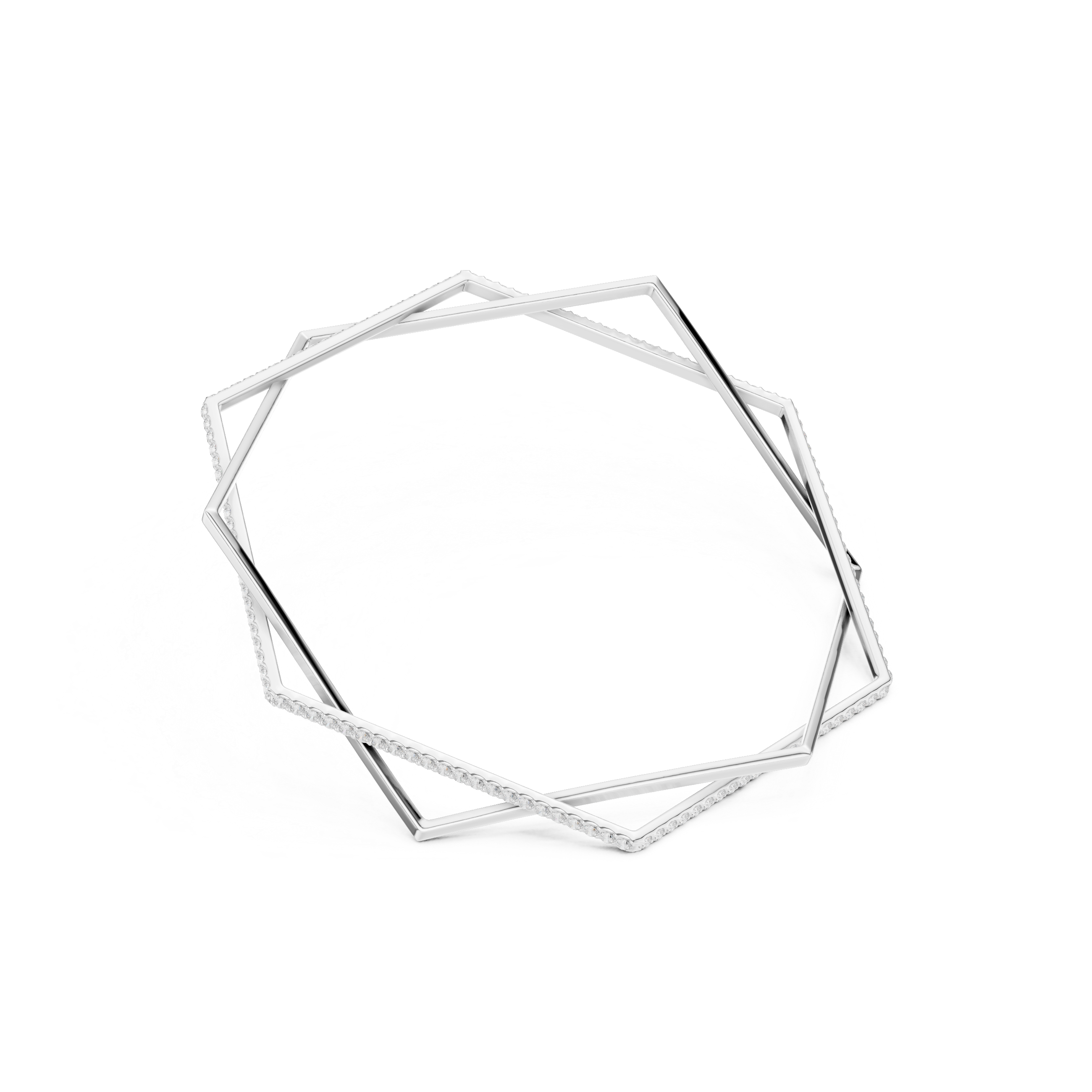 The X-Frame Diamond Bracelet