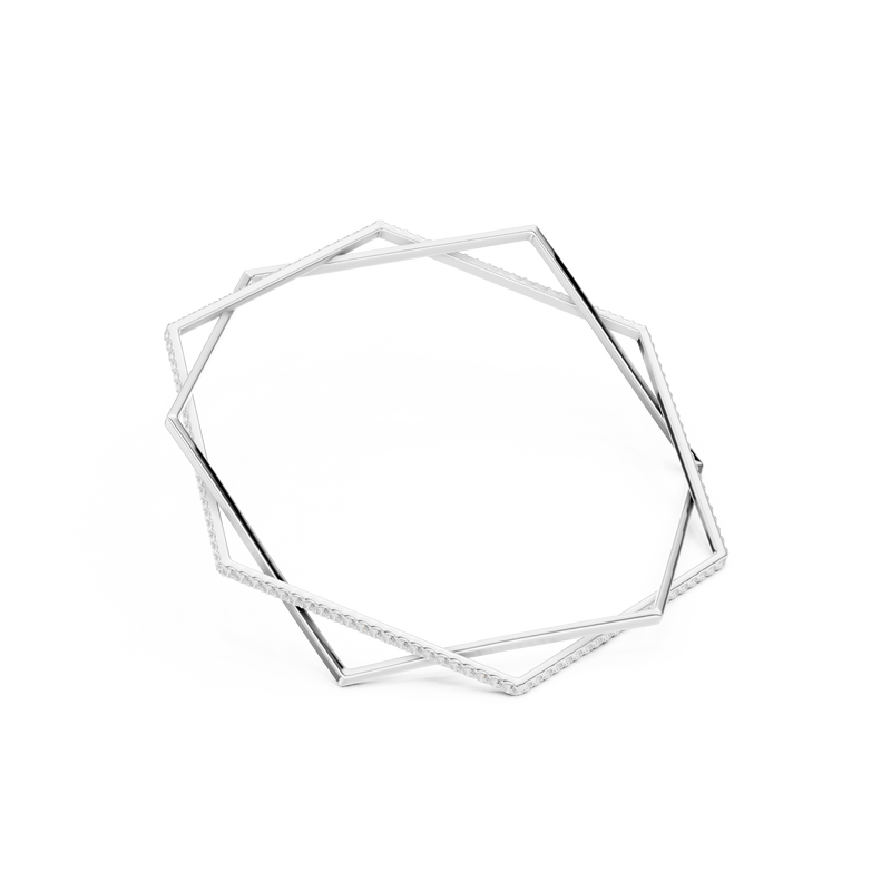The X-Frame Diamond Bracelet