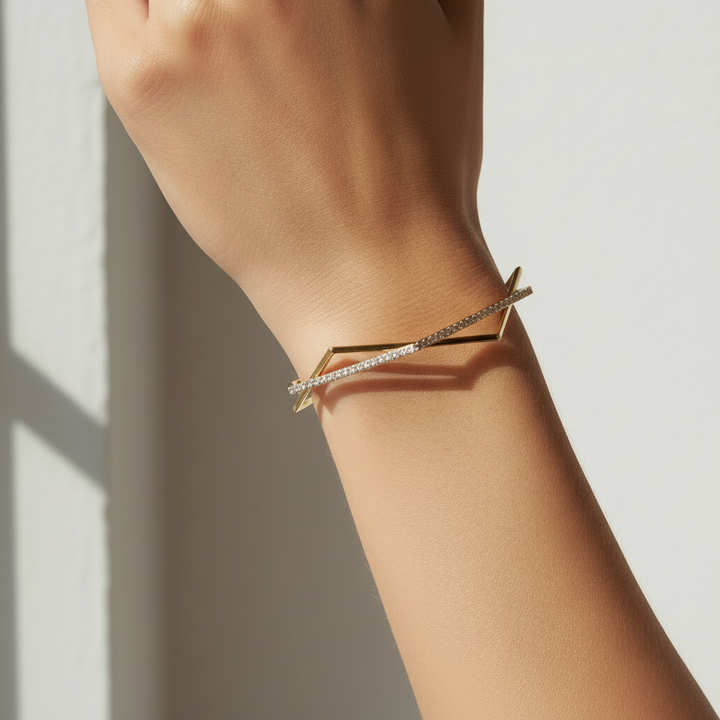 The X-Frame Diamond Bracelet
