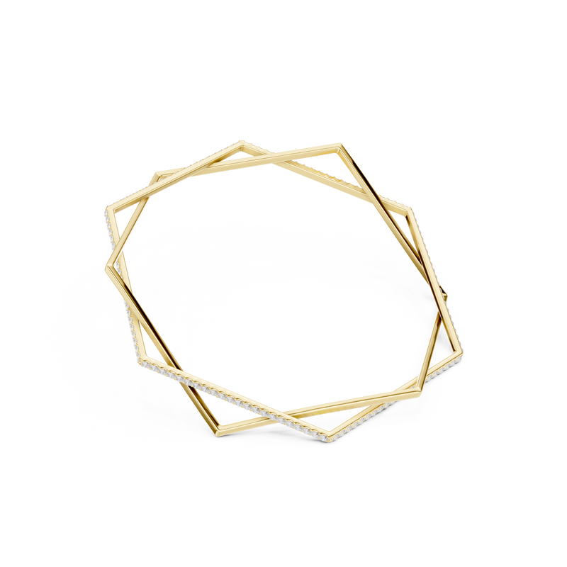 The X-Frame Diamond Bracelet