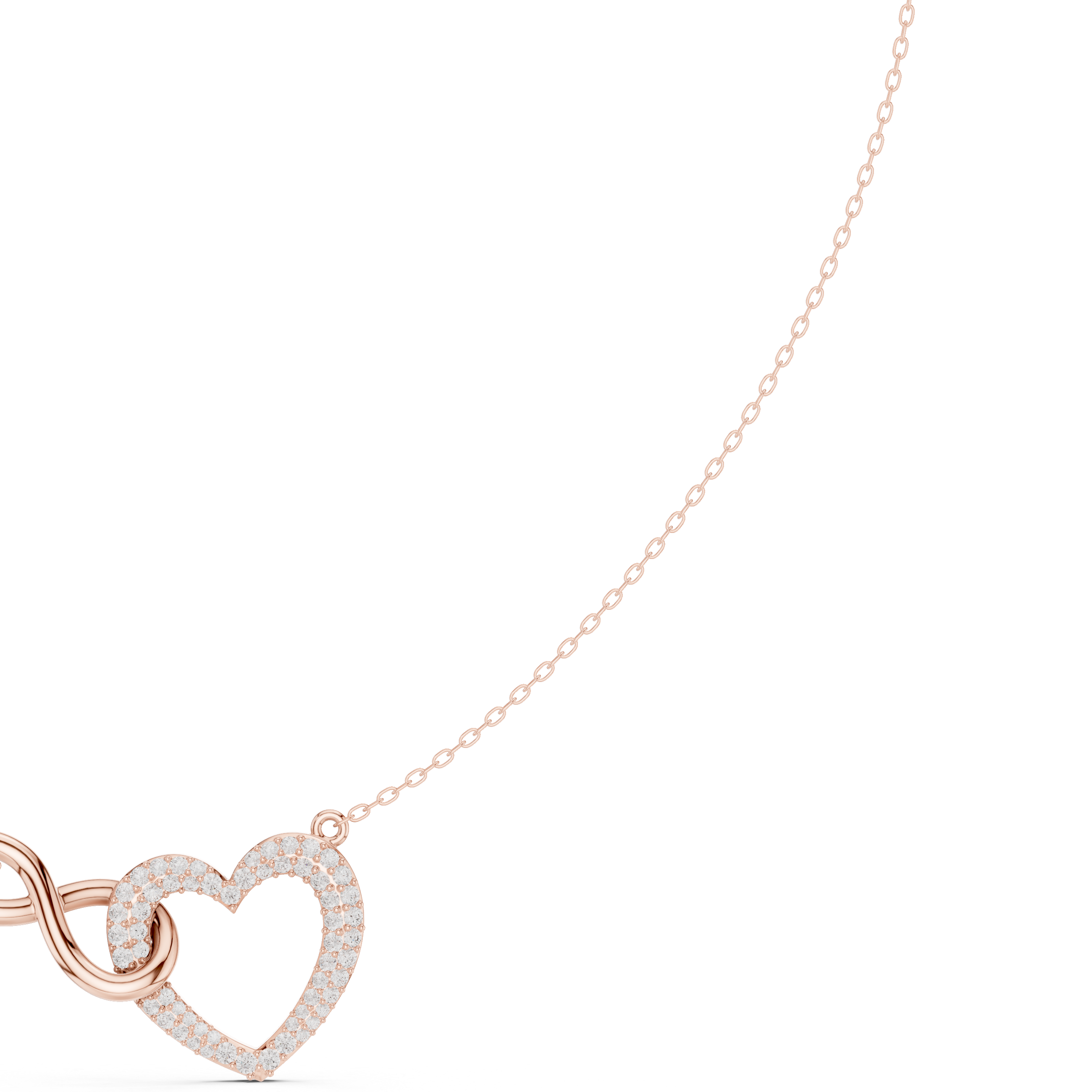 Intertwined Heart & Infinity Pendant