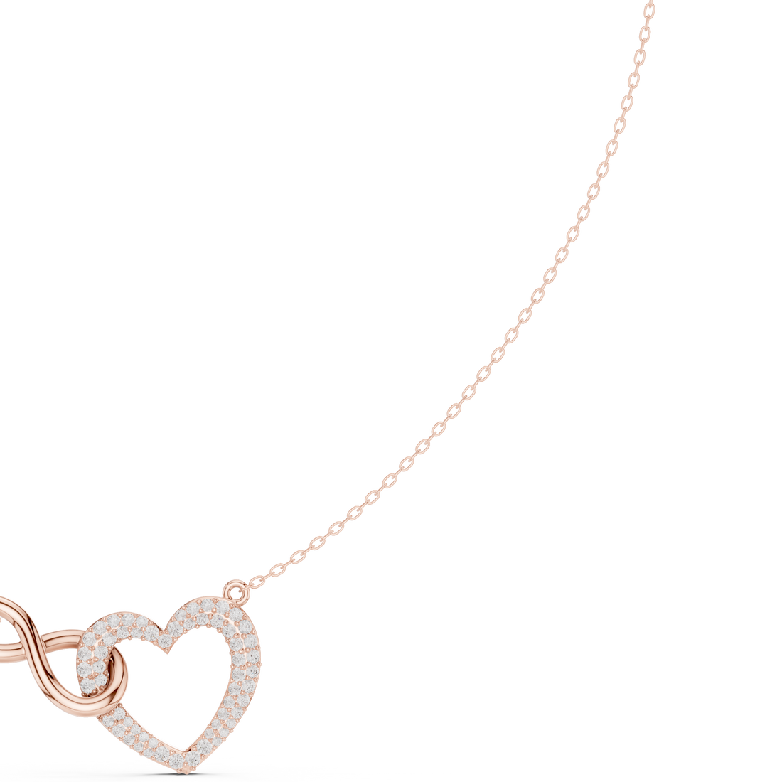 Intertwined Heart & Infinity Pendant