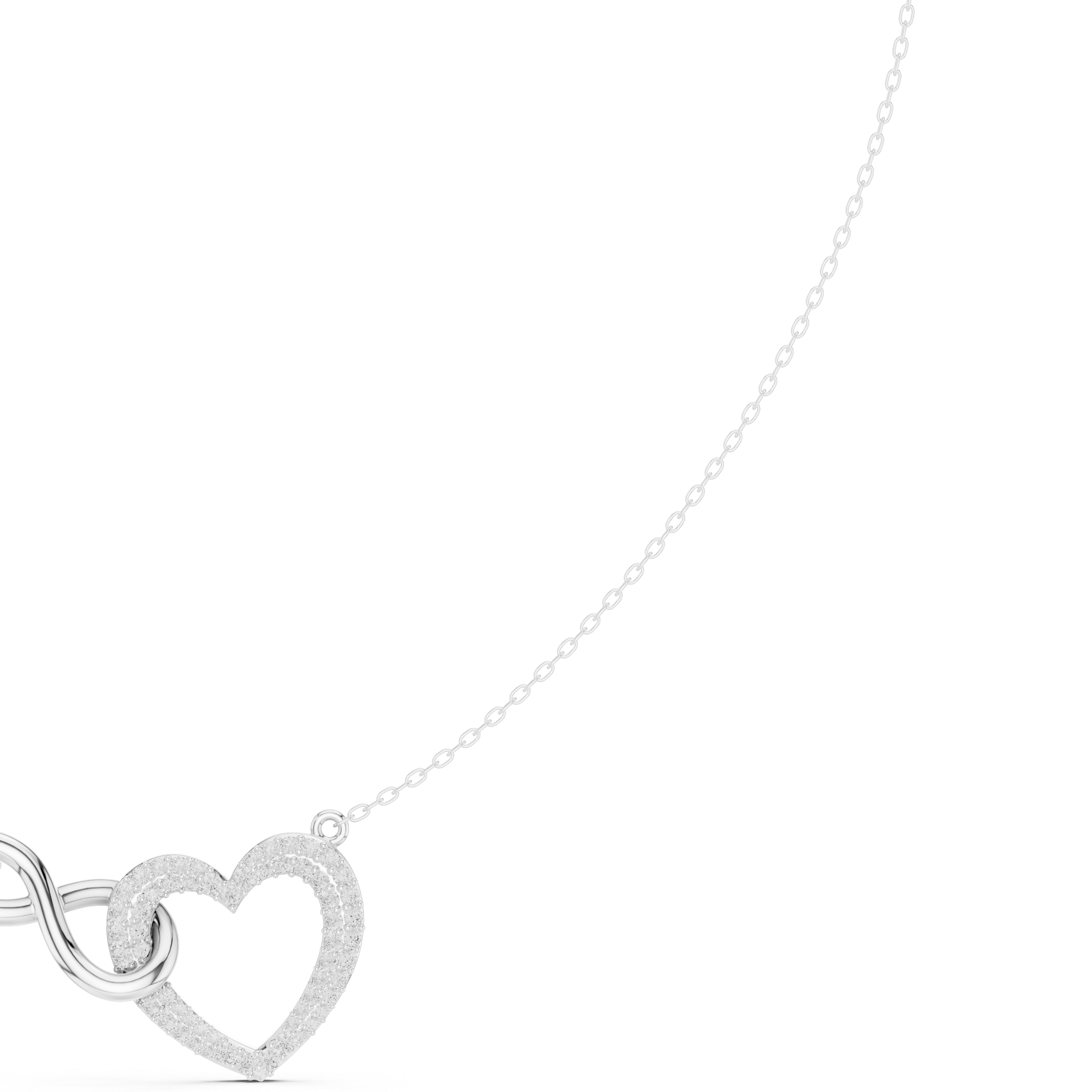 Intertwined Heart & Infinity Pendant
