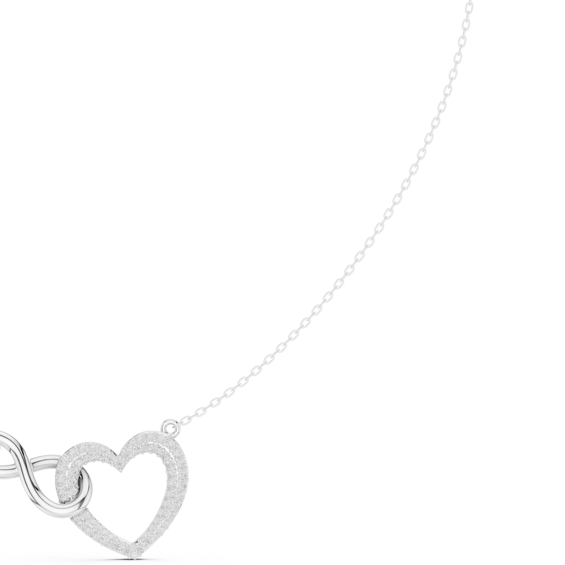 Intertwined Heart & Infinity Pendant