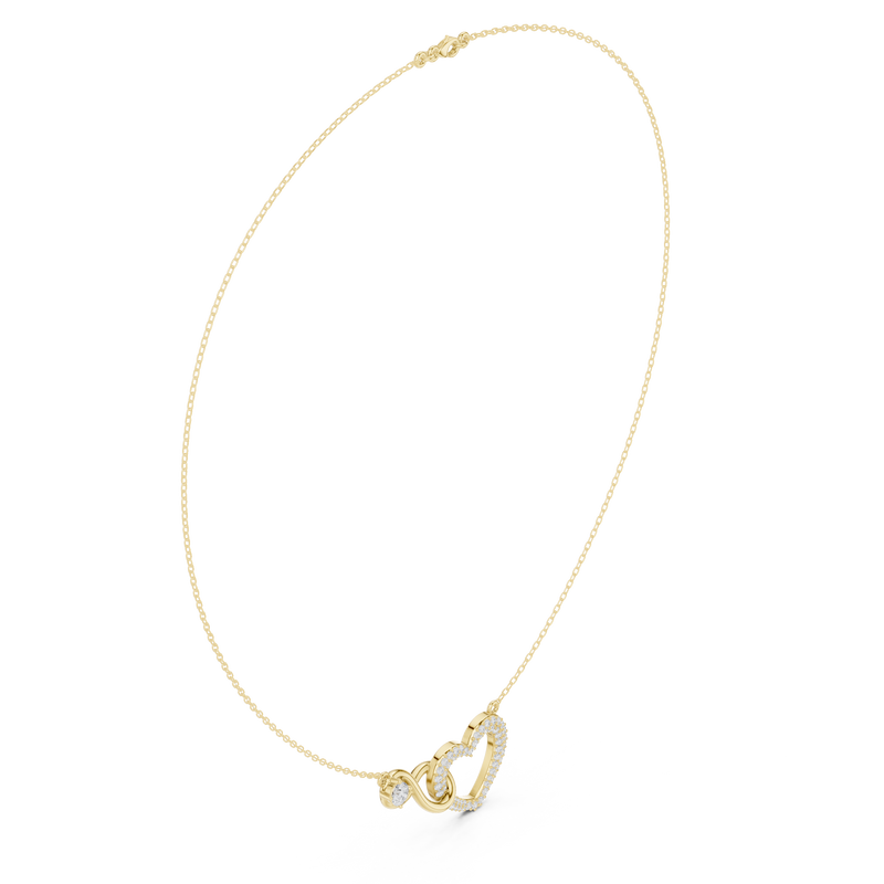 Intertwined Heart & Infinity Pendant