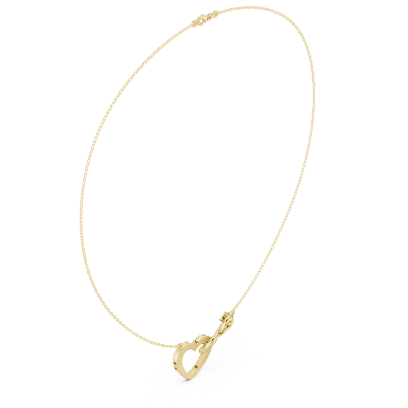 Intertwined Heart & Infinity Pendant