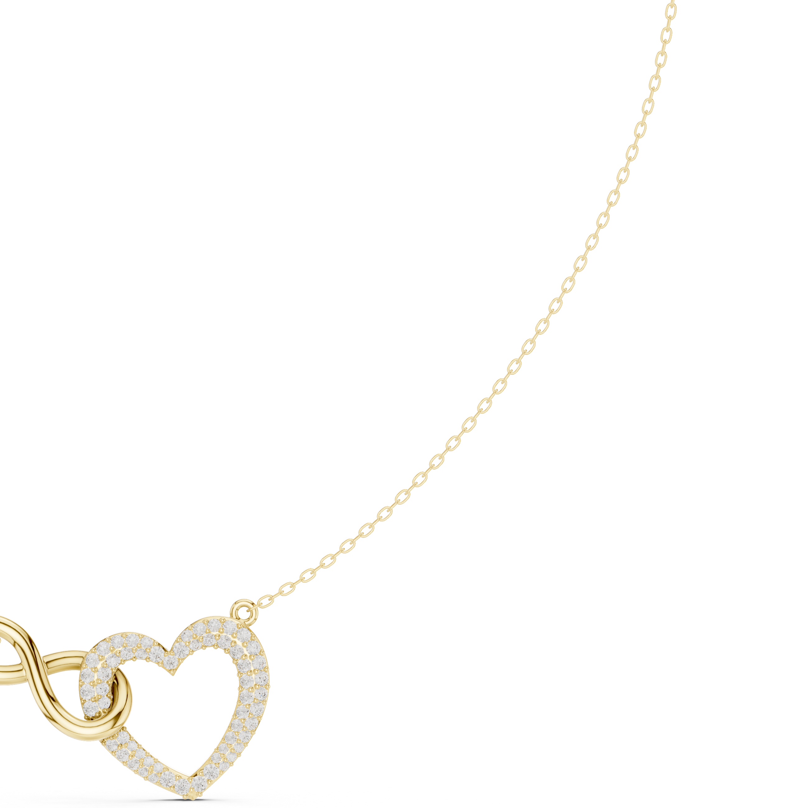 Intertwined Heart & Infinity Pendant