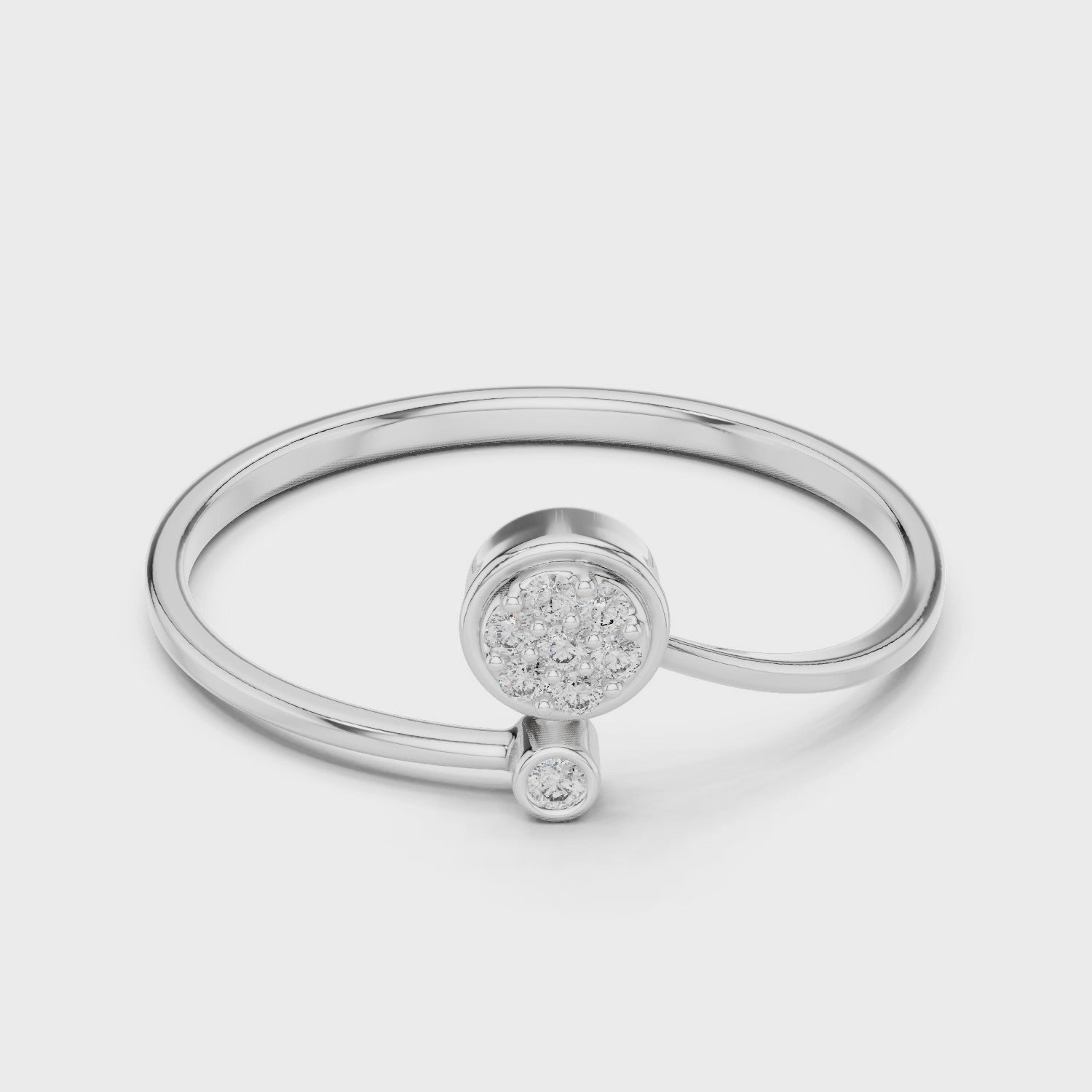 Daisy Cluster Diamond Ring