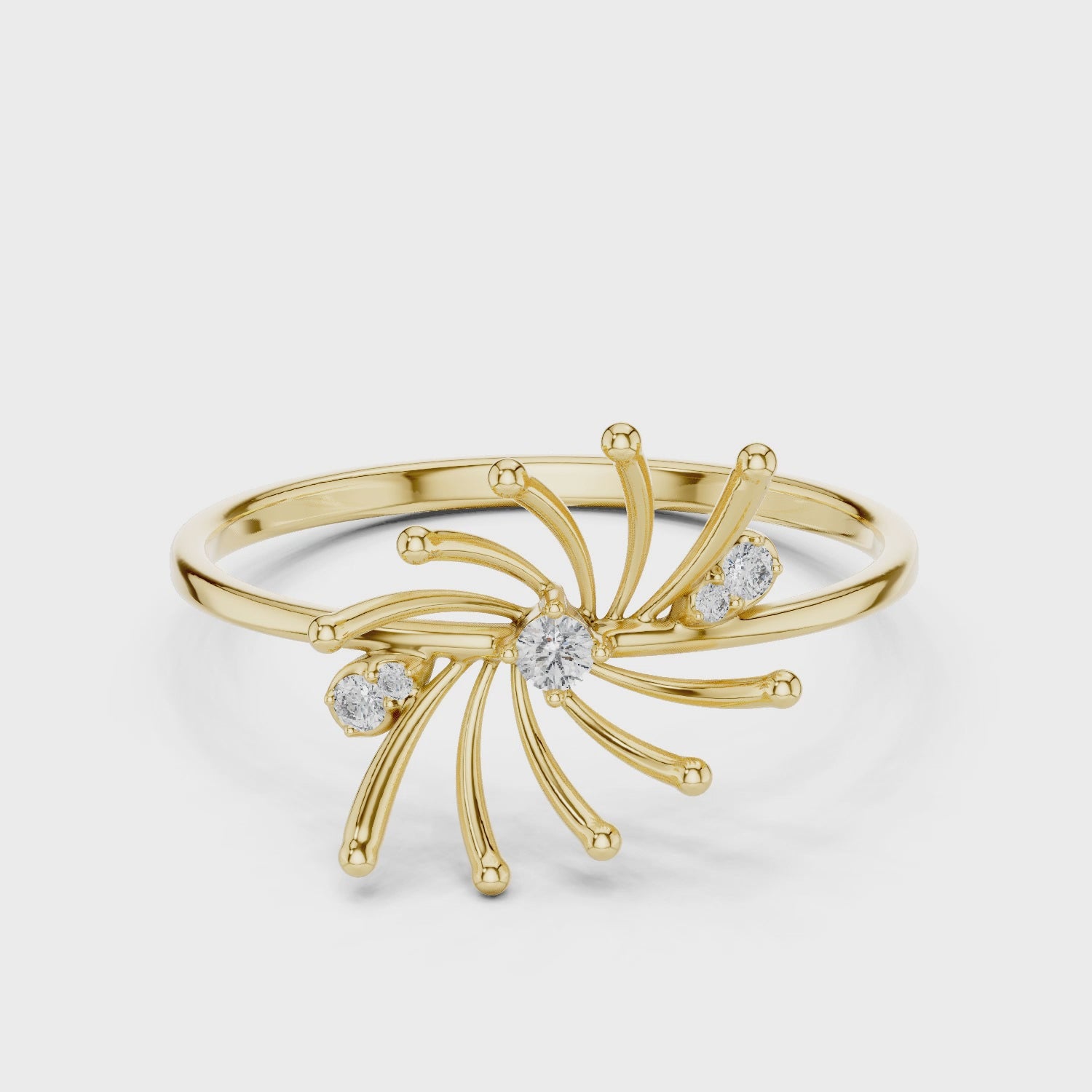 The Solar Flare Ring